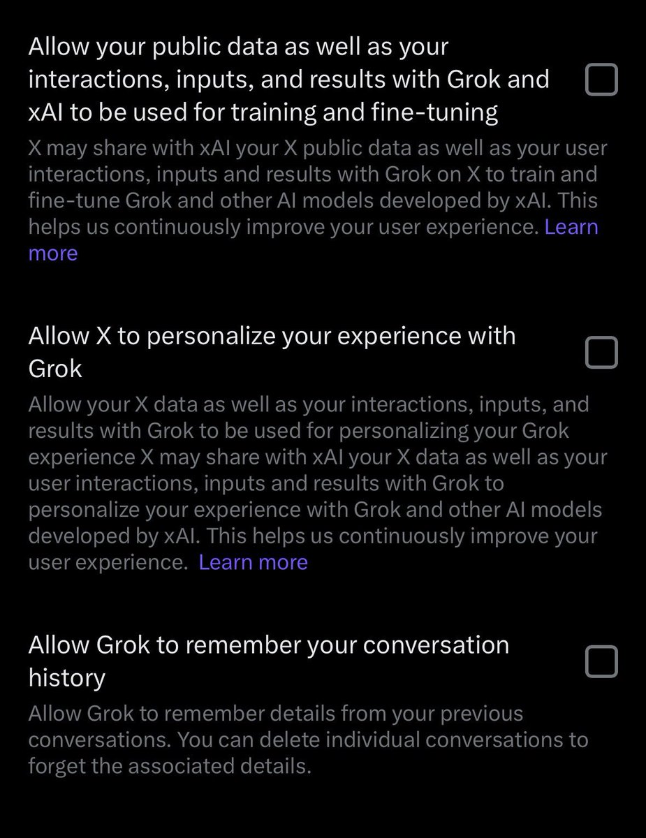 ⚠️  Attention  ⚠️

How to turn off sharing art with twitters ai