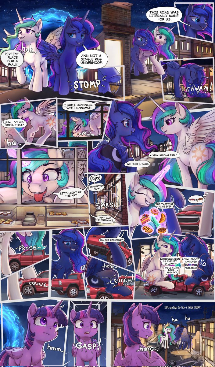 Sisterly dinner moments ✨

#mlp #mlpart #mlpcomic