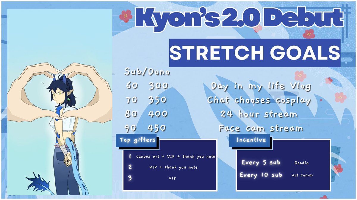【Limited Time Event】
You are invited to Kyon's birthday party for a 2.0 debut!!!

✧Date and Time: Jan 9th, 2026 @ 7:30pm EST 
✧Where: ttv/kyon_kyuu link in bio!

✦ Friends are welcome to join and hang out! 

See you all there~

#vtuber #subathon
