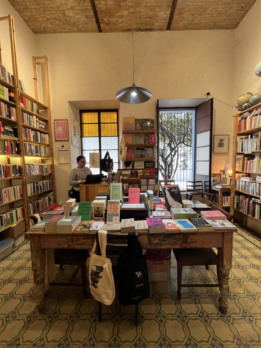 Es sábado. Desperté un poco tarde, a diferencia de otros días. Pero estoy lista. Mis puertas han abierto. Puedes venir a hojear mis libros, corazón de melón. He preparado una exquisita selección solamente para ti. Soy tu librería de confianza.