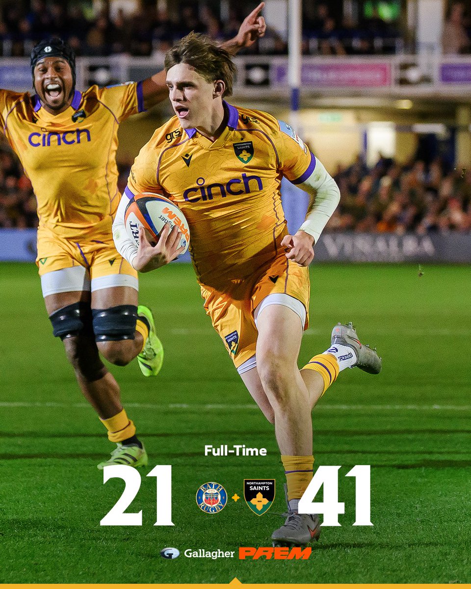 SaintsRugby's tweet image. Seeing out 2025 in style 🥳

🛁 21-41 😇