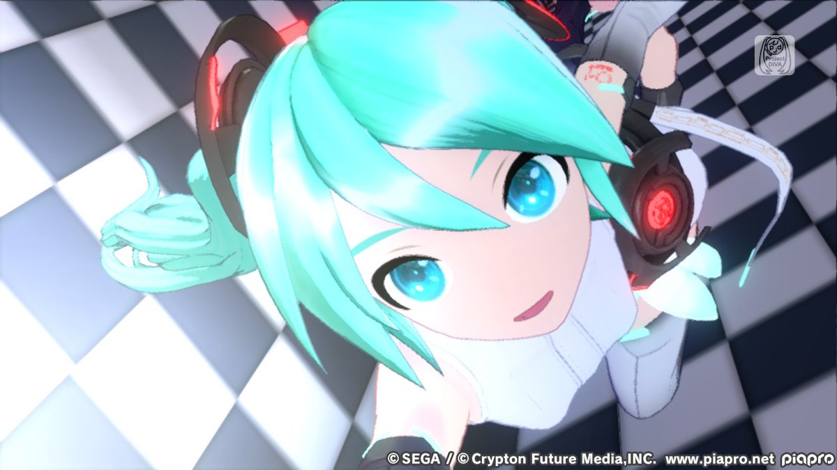 RyenPS94's tweet photo. "All it takes is a leap of fate, Miku". #HatsuneMiku #MikuAppend #ProjectDivaFutureTone #Classic #Module #NintendoSwitch #MusicVideo #BlackRockShooter https://t.co/omdd5glWmV