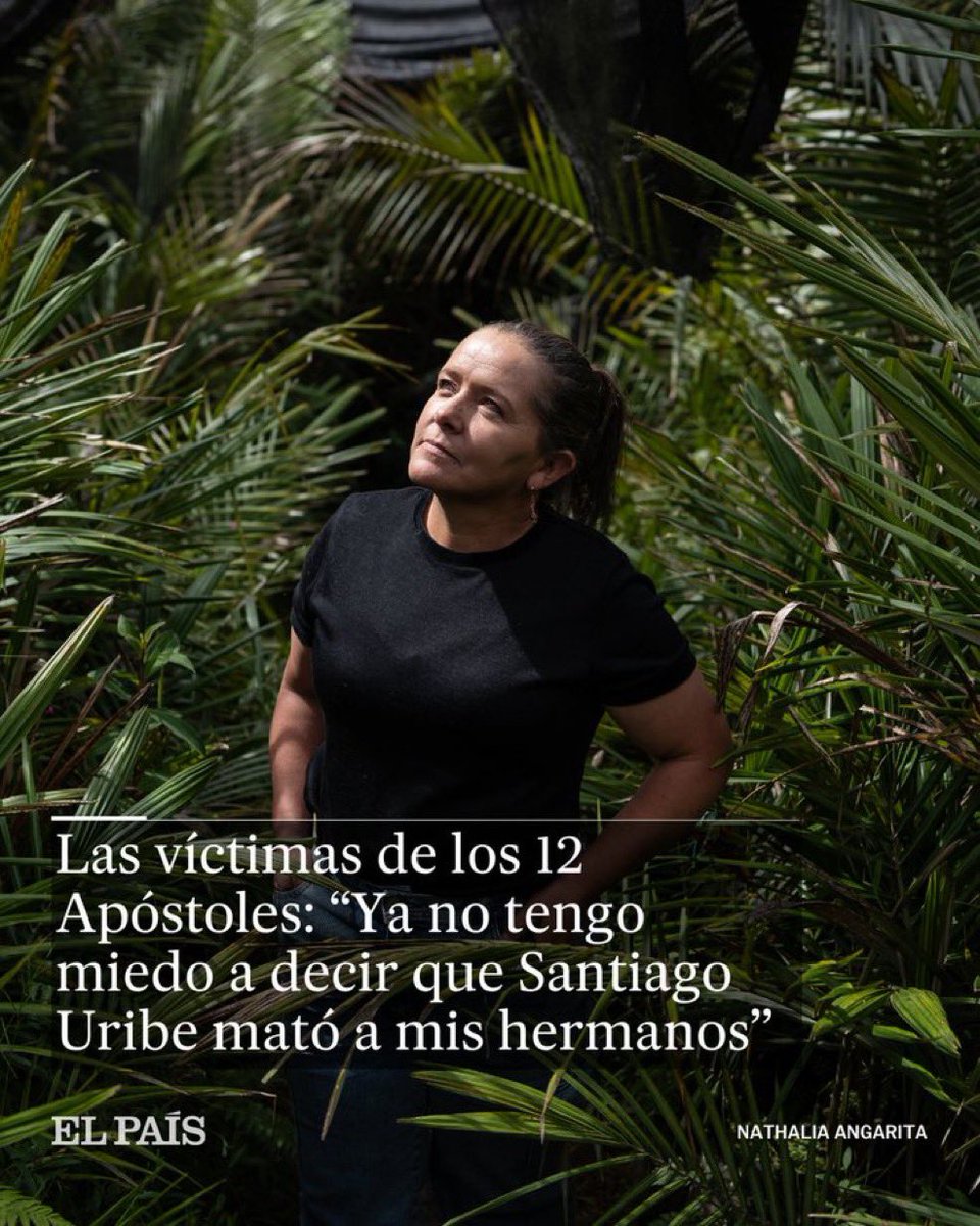 SLondono00's tweet photo. No pose de víctima. Su hermano es un jefe paramilitar, probado por la justicia. Hoy lo podemos decir con tranquilidad. 

Hoy Olga Torres, víctima de Santiago Uribe y los doce apóstoles, puede reivindicar el asesinato de su hermano. 

Hoy hay JUSTICIA. https://t.co/N8p3RDyRAq