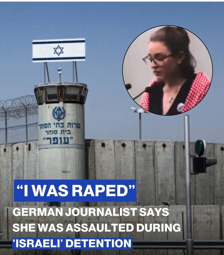 La periodista alemana, Anne Liedtke, que formó parte de la Flotilla de la Libertad de Gaza y fue arrestada en la prisión del desierto de Negev, reveló que los soldados israelíes la violaron en la prisión.