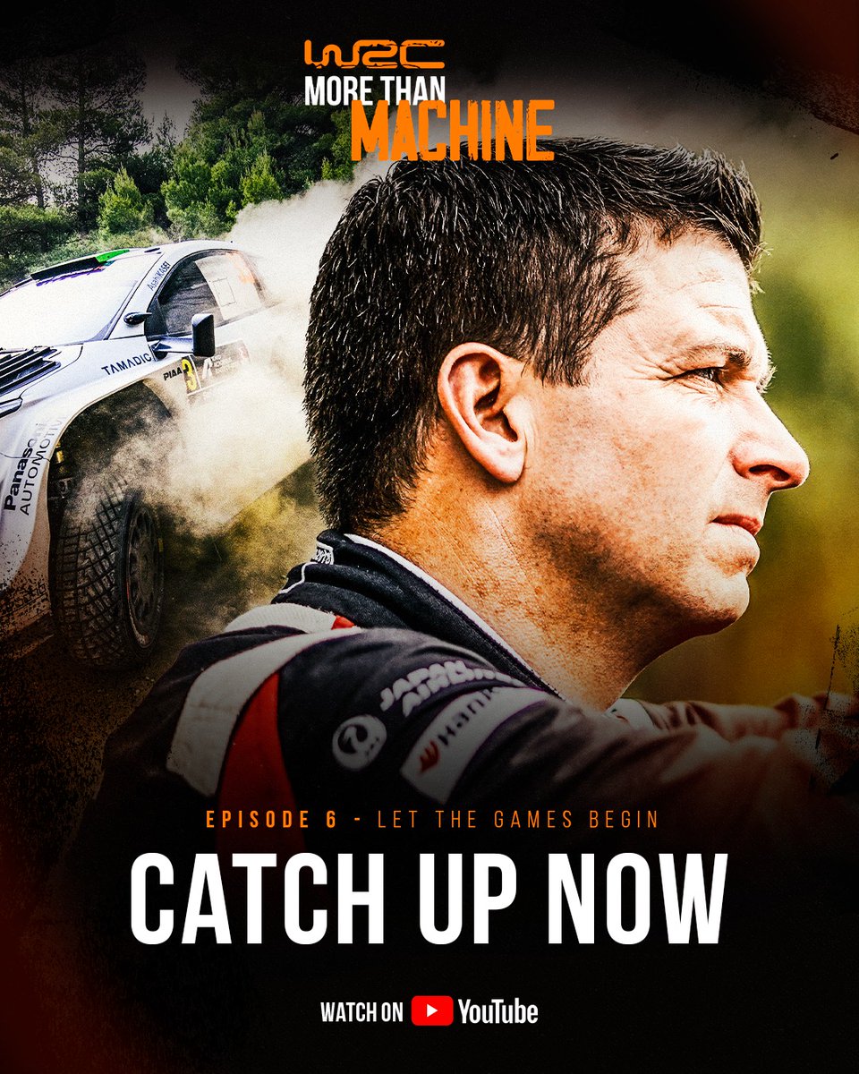OfficialWRC's tweet photo. Caught up on yesterday's #MoreThanMachine episode? Watch now on https://t.co/ObEe5Xdo2e https://t.co/w3INKk4fFX