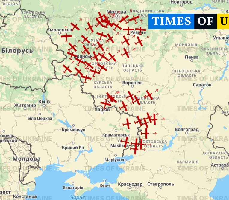 Drones are massively flying to Russia