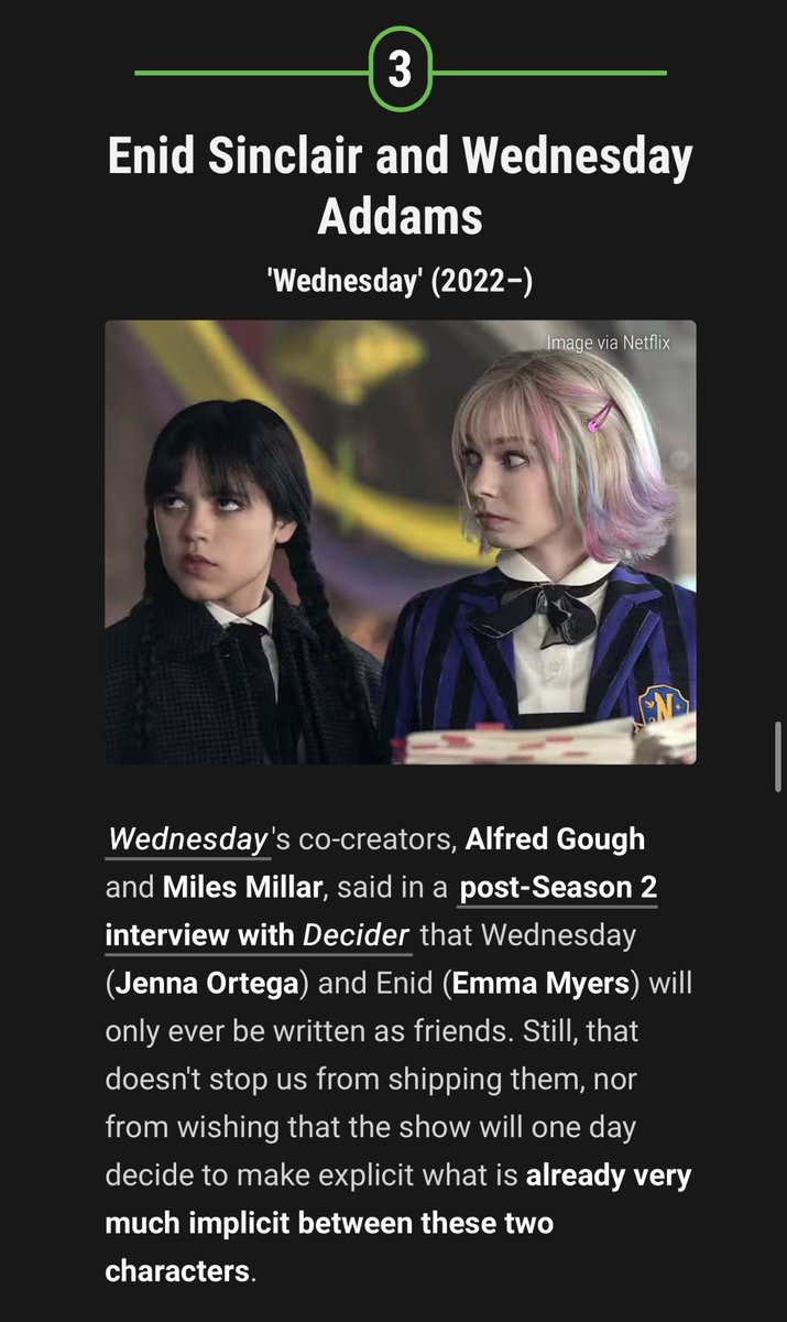 wensadms's tweet photo. Wenclair takes the third place in Collider’s ‘10 TV Ships From 2025 We're Rooting For’ 

https://t.co/8iVGJgZt9J https://t.co/50N7Bc2pj1