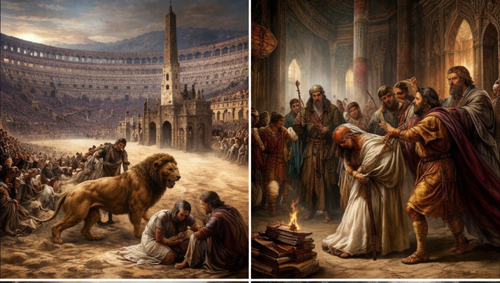 _Pantocrator's tweet image. Ομολογίες Πίστεως σε καιρούς διωγμών

#ΖῆΚύριοςὁΘεόςὁΠαντοκράτωρ

Πᾶς οὖν ὅστις ὁμολογήσει ἐν ἐμοὶ ἔμπροσθεν τῶν ἀνθρώπων,
ὁμολογήσω κἀ­γὼ ἐν αὐτῷ ἔμπροσθεν τοῦ πατρός μου τοῦ ἐν οὐρα­νοῖς”·