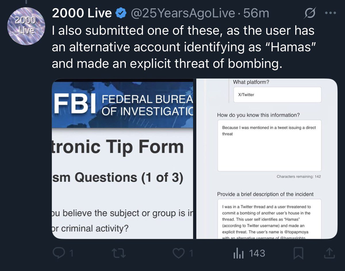 I AM HAMAS AND I AM DECLARING A Nonviolent, legal INTIFADA AGAINST <a href="/25YearsAgoLive/">2001 Live</a>!!!!!