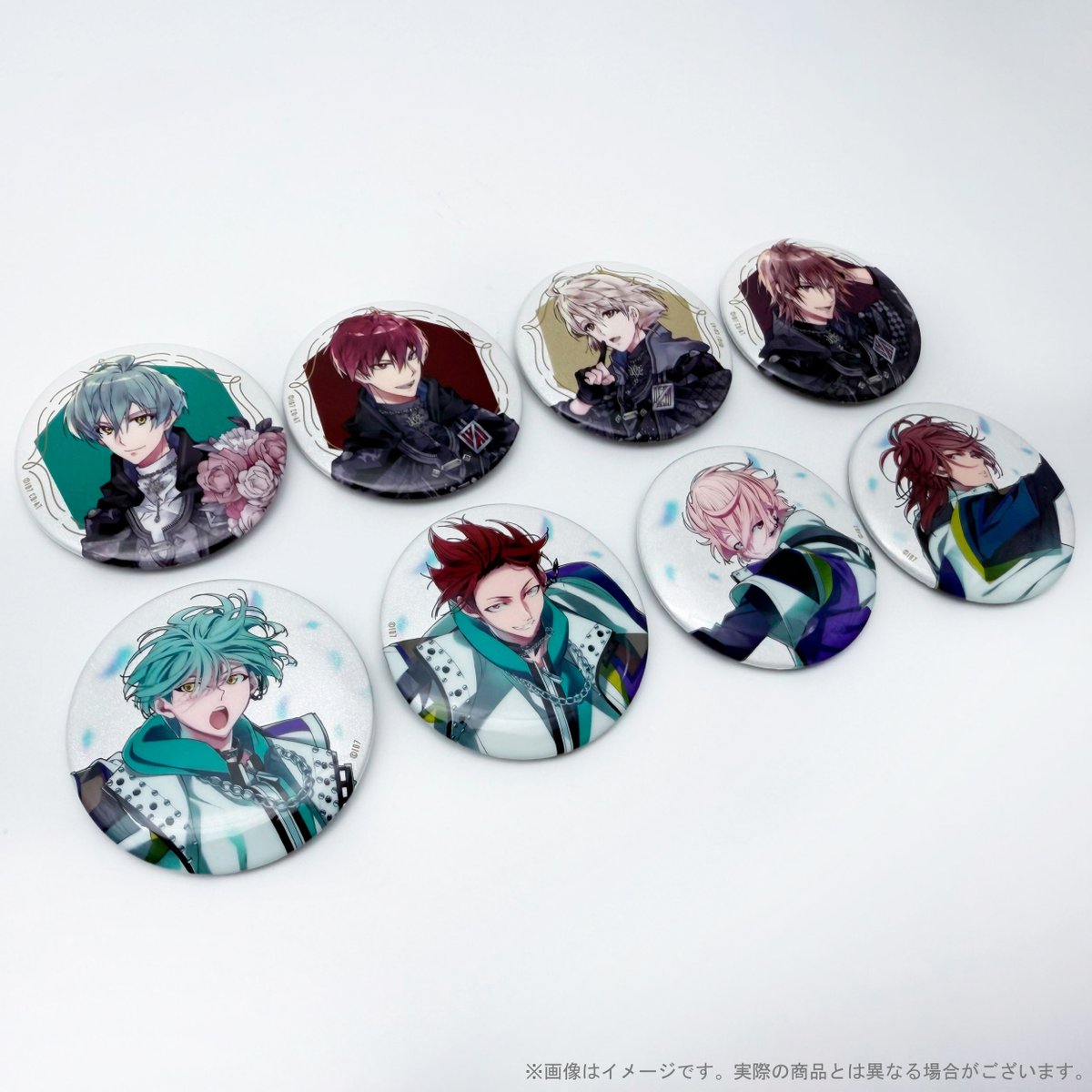 イベントグッズ紹介】 缶バッジセット 各種（A／B） 10周年ビジュアル