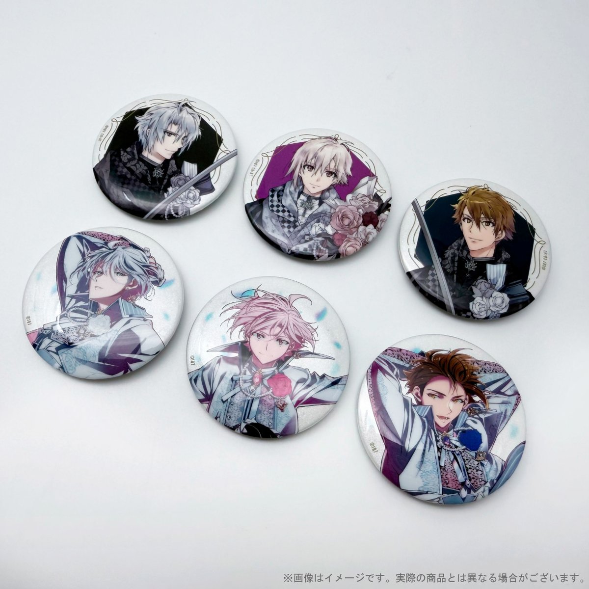 イベントグッズ紹介】 缶バッジセット 各種（A／B） 10周年ビジュアル