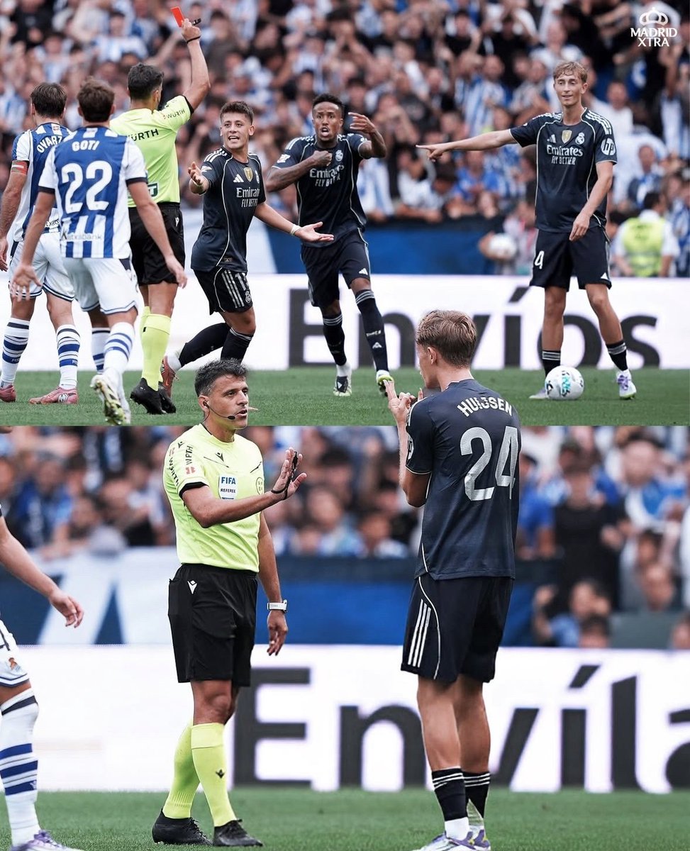 MadridXtra's tweet image. 🚨 The Referees Committee has admitted 10 VAR errors across 51 reviewed La Liga matches.

Atlético Madrid &amp;amp; Barcelona were most FAVORED by VAR decisions.

Real Madrid were the most HARMED. @marca