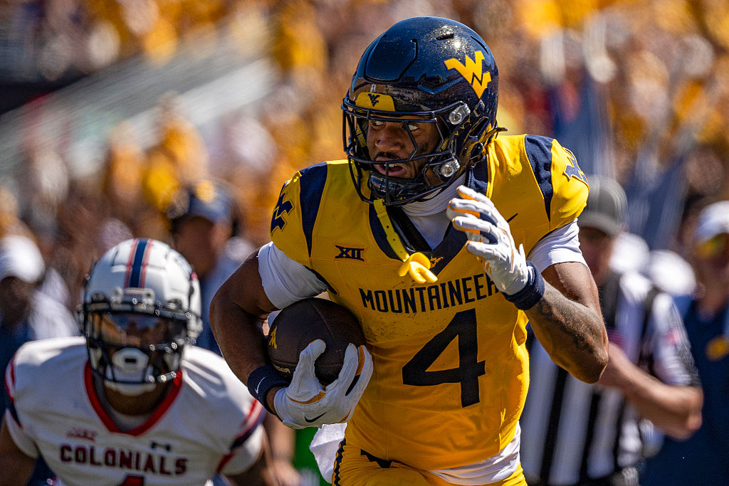 PeteThamel's tweet photo. West Virginia receiver Cam Vaughn is entering the NCAA transfer portal, he tells ESPN. Vaughn had 541 yards receiving at WVU last year and 803 yards at Jacksonville State. He'll be repped by @APSportsAgency. He has 83 career catches and 9 career touchdown catches. https://t.co/adZV6l6fgj