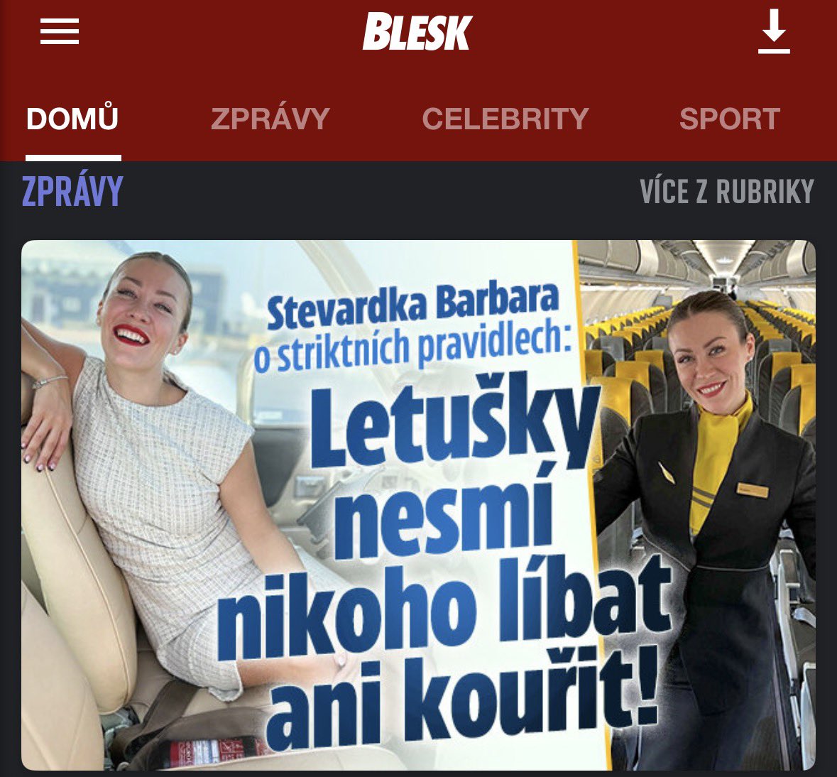 Doufám, že se toto nařízení týká jen nějakých nízkonákladovek.
Nerad bych byl na další celodenní cestě bez mých oblíbených služeb.