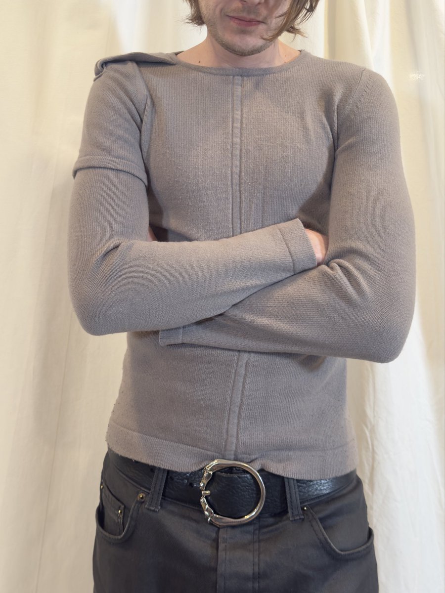 Rick Owens Autumn 2005 'Moog' Layered Knit, $350 shipped