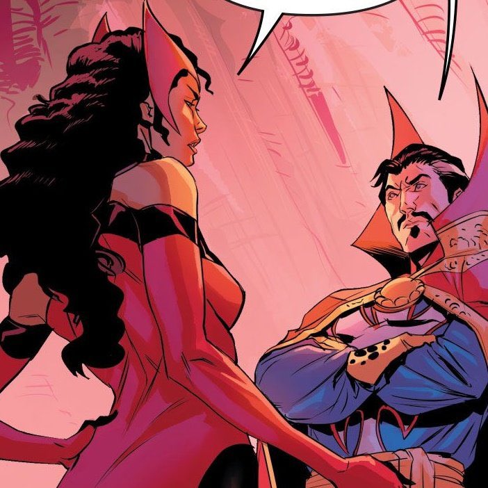 its_luuck's tweet image. Sometimes, in the silence of the night, I find myself wondering how Strange will react knowing that the new Sorceress Supreme is his friend Wanda 

#HexSpoilers