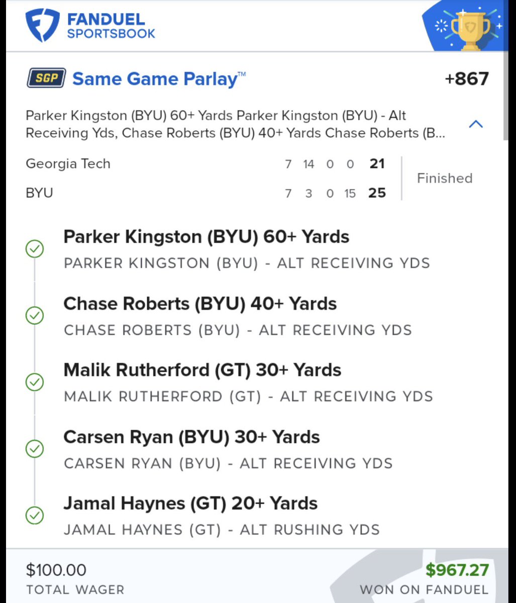 Loved the CFB Slate today 🏆 <a href="/LineStarApp/">LINESTAR DFS & PROPS</a> Again 📈