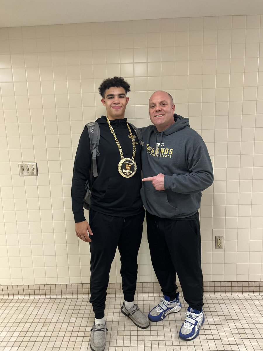 craigriggle's tweet photo. Highlands went 2-0 in the Plum Tournament. We beat Plum in double OT and Latrobe. Those who went above and beyond to pull out those two wins, who have that “ Dawg in Them” are Cribby and Preston! Great work to these two and to all the team! We battled! https://t.co/T6uVUI1QSJ
