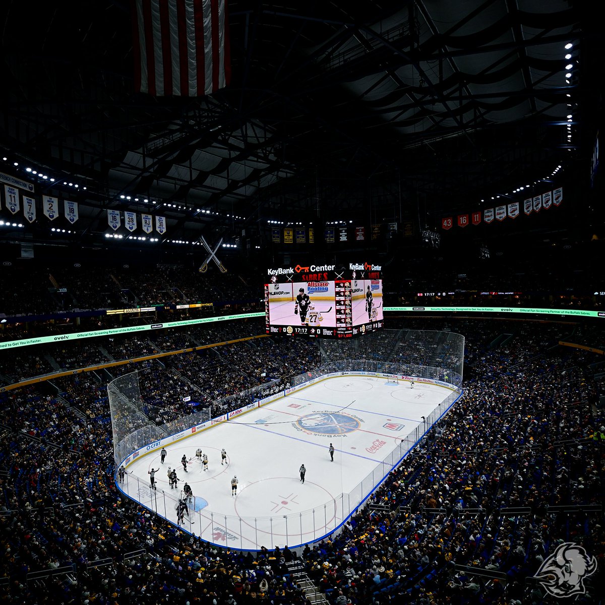 BuffaloSabres's tweet image. Fifth sellout of the season and we’re less than halfway through. 

There's no one better than the sabrehood! ⚔️