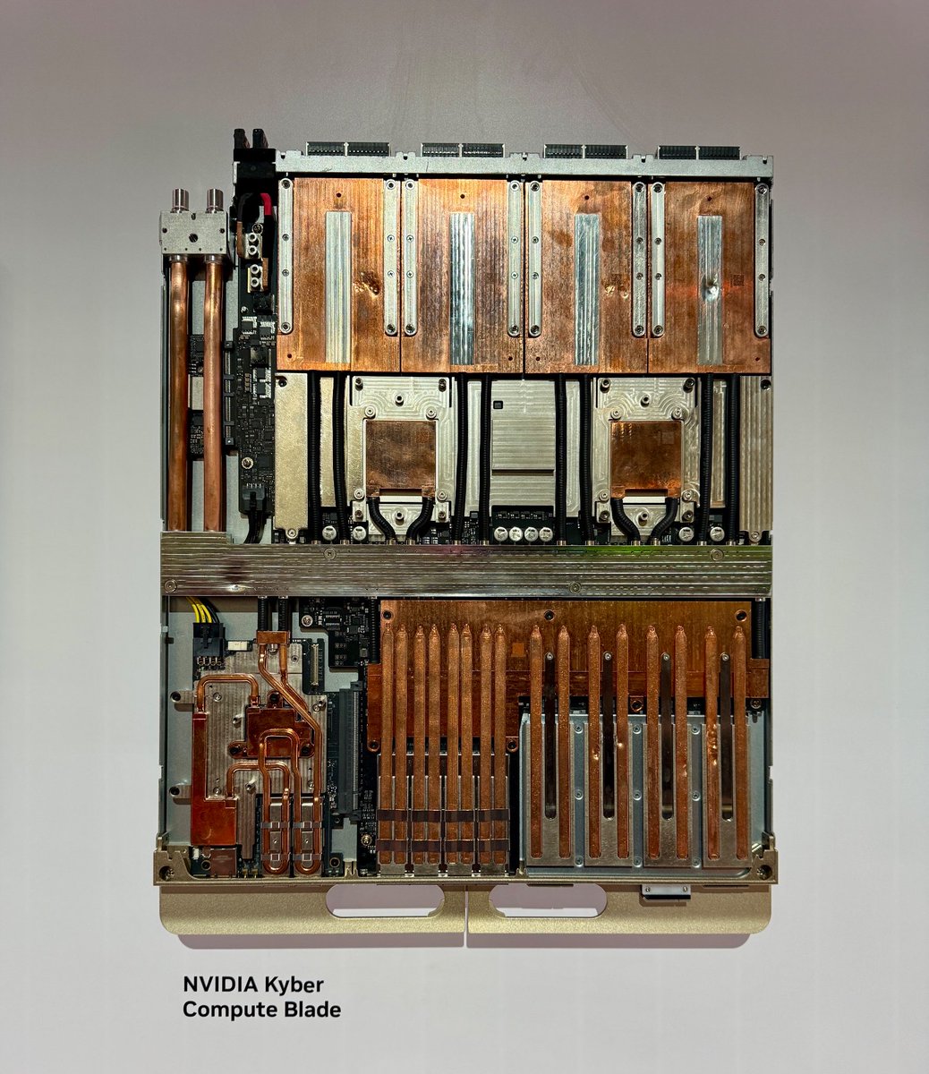 NVIDIA next gen Kyber rack Switch &amp; Compute Blades 🤤 $NVDA