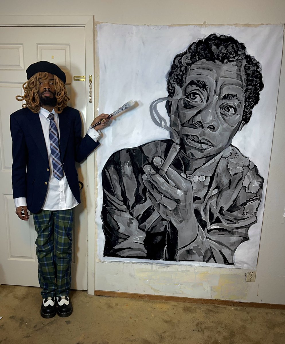 isaiah78th's tweet image. i painted this completely BY HAND !! 

A.I. COULD NEVER!!