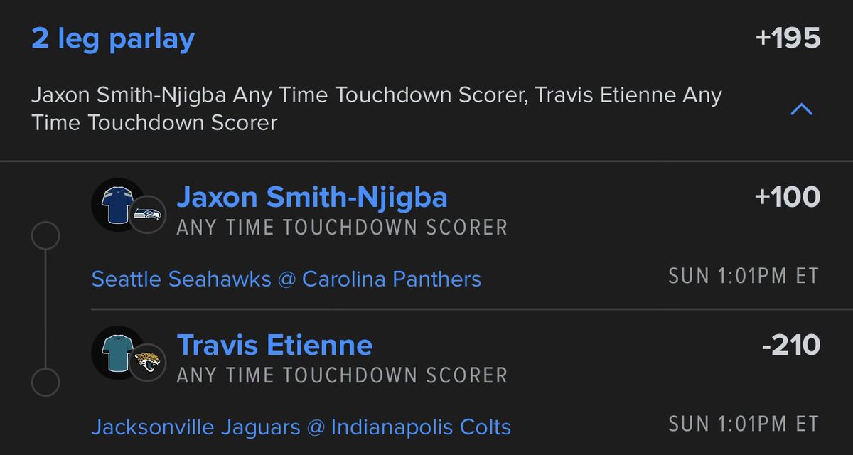 PlaybookLabHQ's tweet photo. NFL Week 17: TD PARLAY💥

This has to be the one 👇🏾 https://t.co/pPEXpizQZl