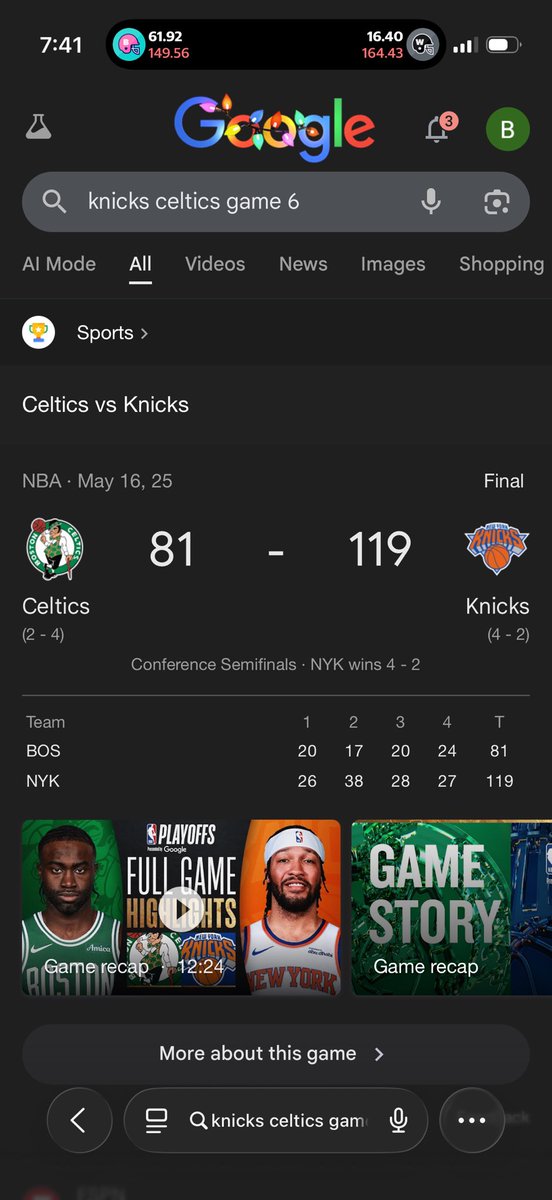 The “cant beat good teams Knicks” vs the “dynasty Celtics”