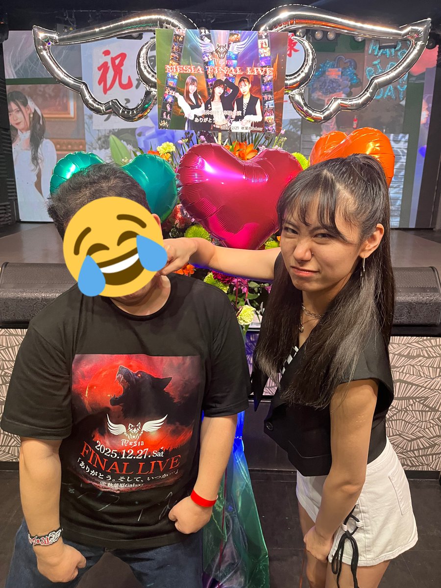 85vdk2's tweet image. 2025.12.27 Sat. 『Mesia FINAL LIVE』 at 秋葉原Galaxy

#Mesia #黒咲りの #立花亜佑美 #青羽れい 

何もかもが最高のLiveだった。これで2年3カ月追っかけていたMesiaとはお別れ。