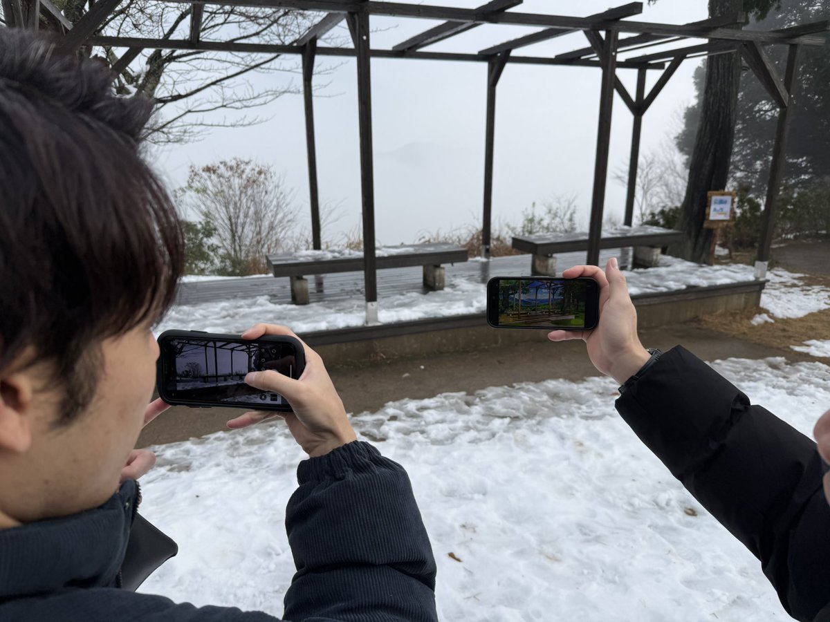 本日もアマカノ3の聖地巡礼に真剣