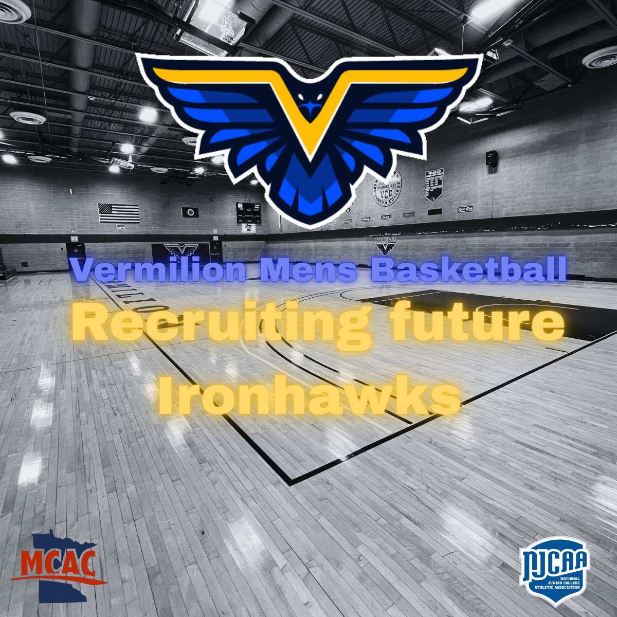 Minnesota North College-Vermilion Head Coach Shonder out recruiting today in Kenosha, WI at the DPT Holiday Classic looking for Future
Ironhawks!