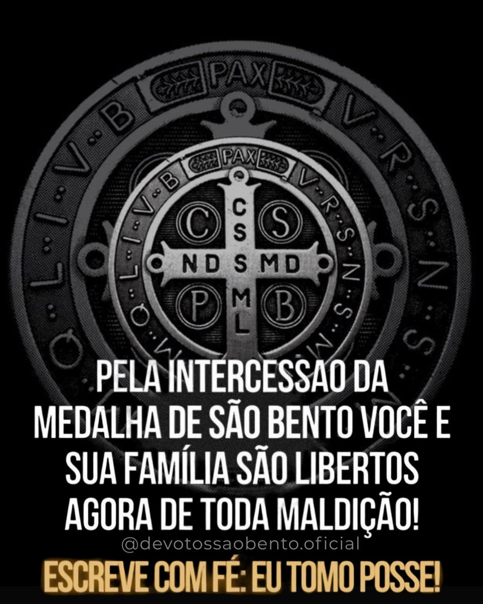 Devotos São Bento.oficial tweet media