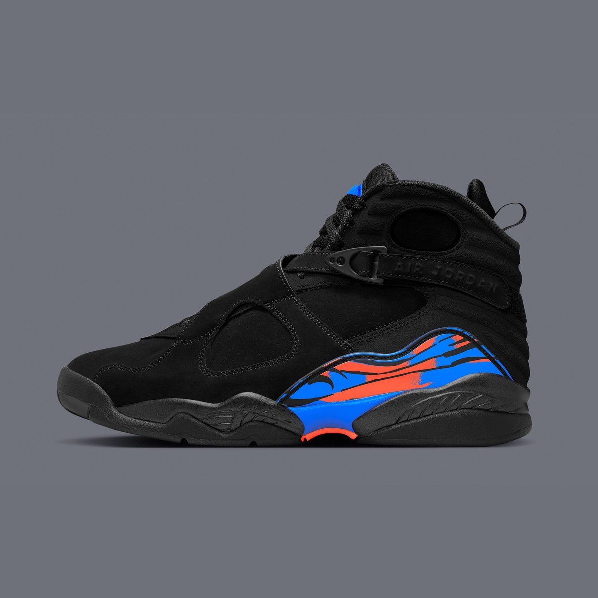houseofheat's tweet image. Air Jordan 8 "Cavs" Releases September 2026 🔵🟠

Details: hoh.news/R09801Ir