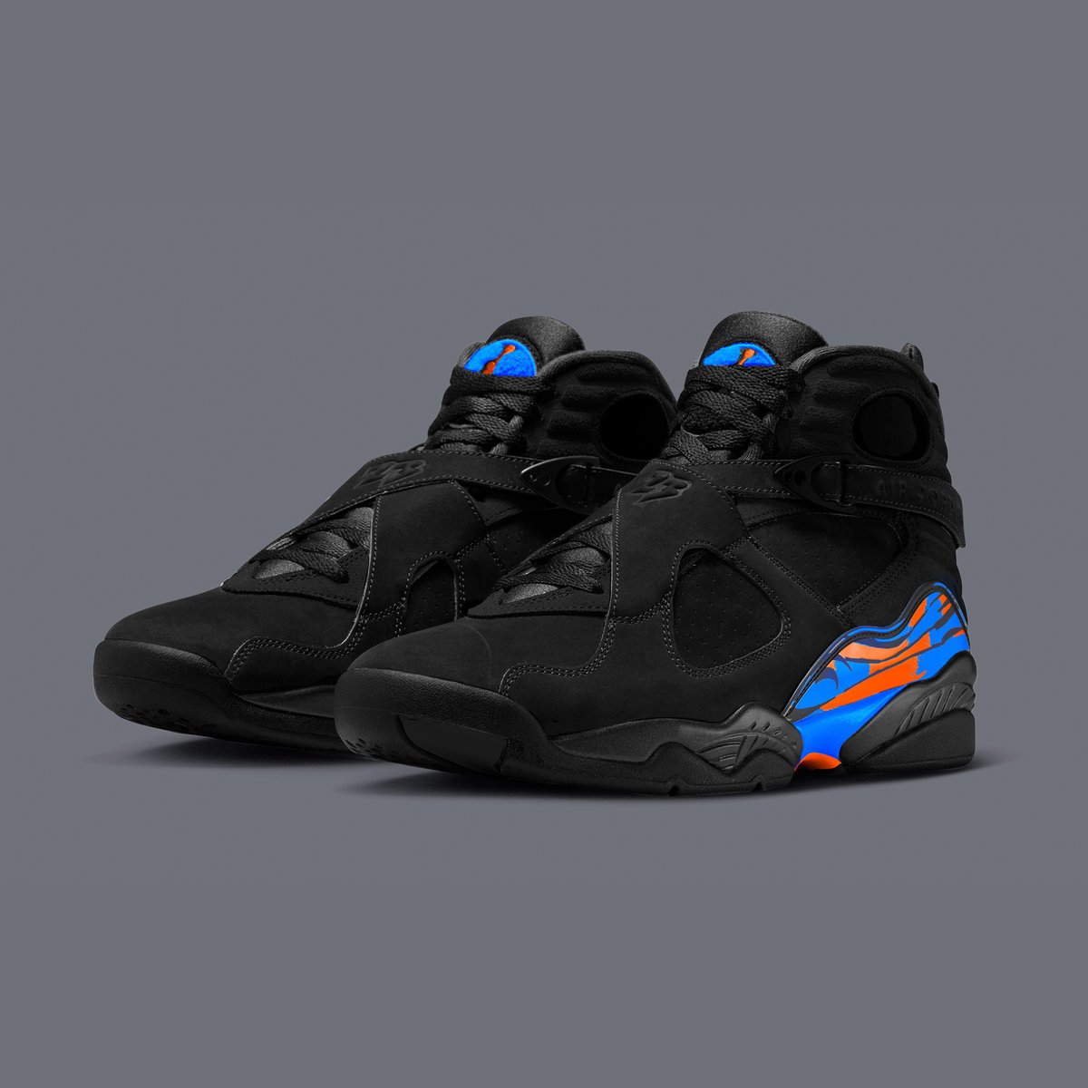 houseofheat's tweet image. Air Jordan 8 "Cavs" Releases September 2026 🔵🟠

Details: hoh.news/R09801Ir