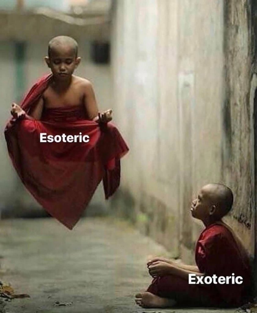 maximumpain333's tweet image. Exoteric knowledge is knowledge in its most reduced form. Pertaining to the external, outer layer of knowledge that is base in nature. ⁣
⁣
It is available to the masses and is likely to be understood by the public sphere.⁣
⁣
If you were to imagine the layers of an onion, the…