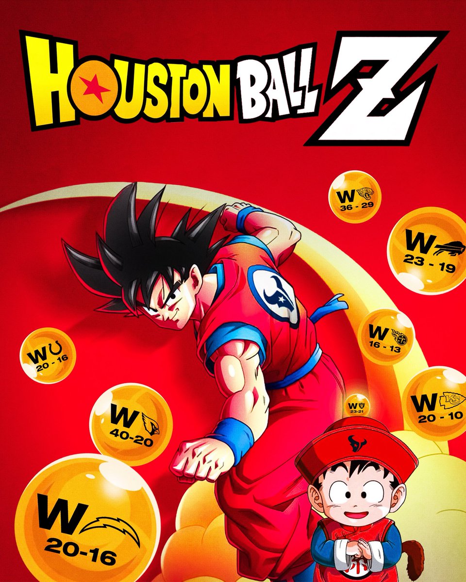 HoustonTexans's tweet image. Texans on top… just SAIYAN!