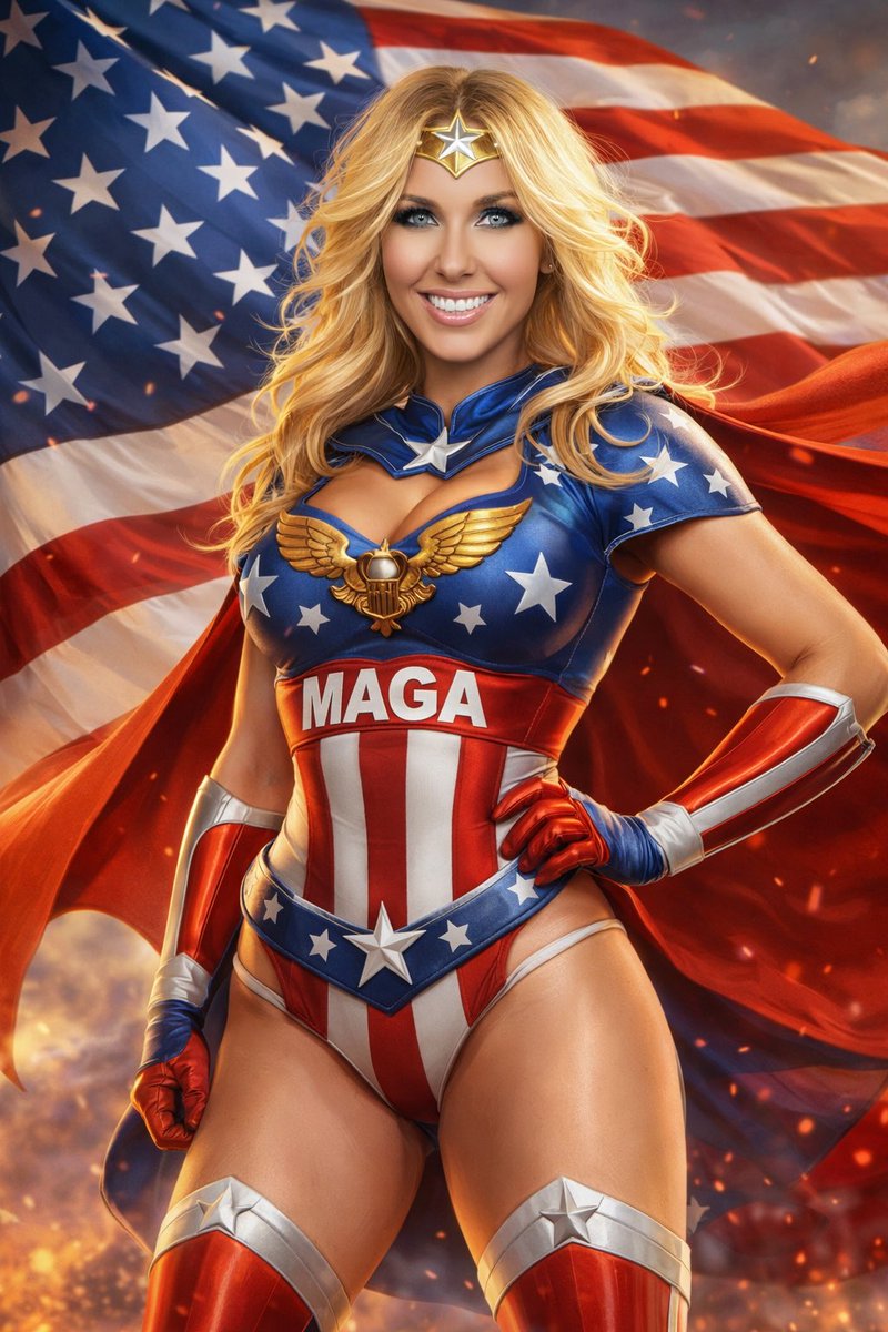 fvckerysprinkle's tweet image. Can I be a MAGA Superwoman?