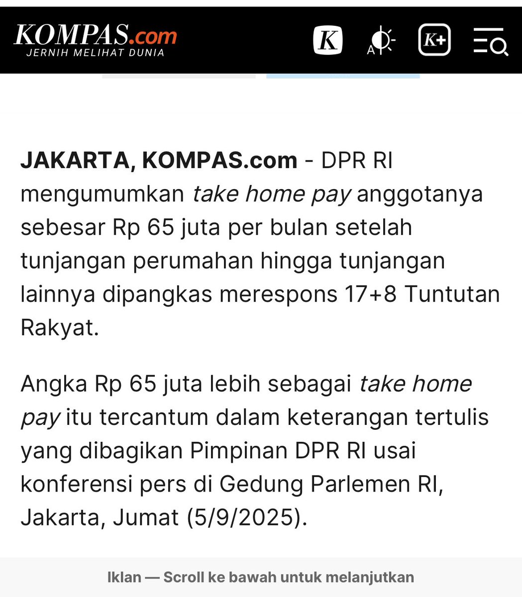 Penghasilan anggota dewan Rp. 65 jt/bln+fasilitas dan uang pensiun sementara buruh dengan penghasilan UMP kl. 6 jt/bln.  
Kira2 apa dan berpa yang dihasilkan seorang wakil rakyat kepada rakyat(buruh)?  Adakah? Sementara kpk(pdr) tdk berhasil memberantas korupsi? 
Tidak sebanding.