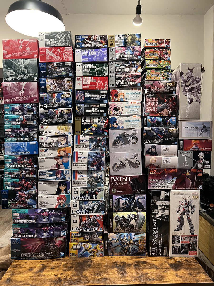 昨日に引き続き、本日は自宅の積みプラを棚卸し(笑) 、、結果、積み