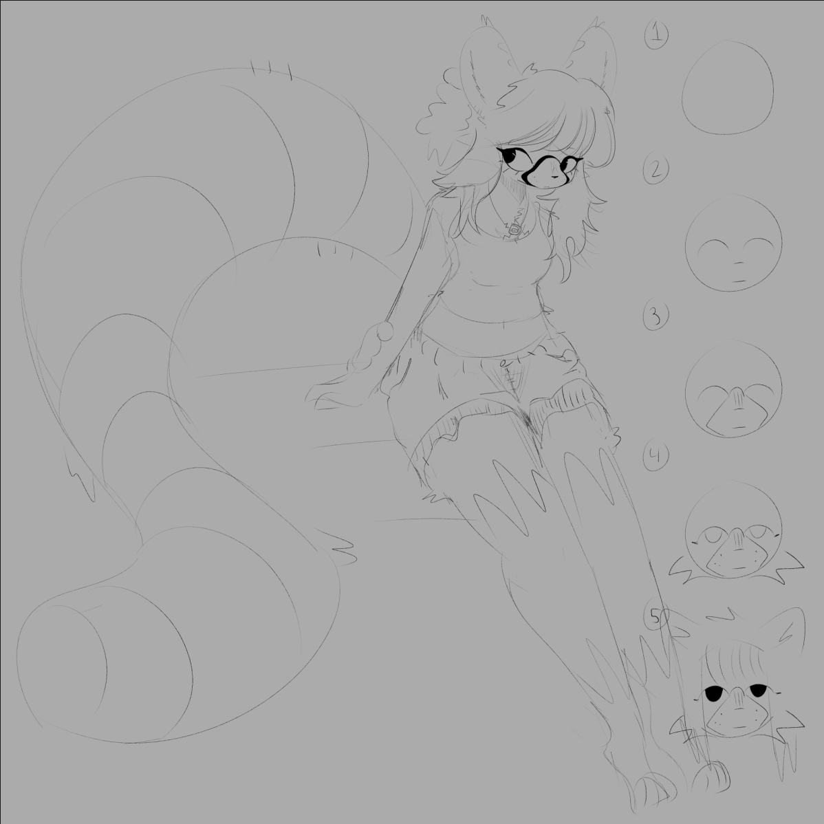 cawboo's tweet photo. drawing my fursona makes me happy https://t.co/IlXY5Ywat4