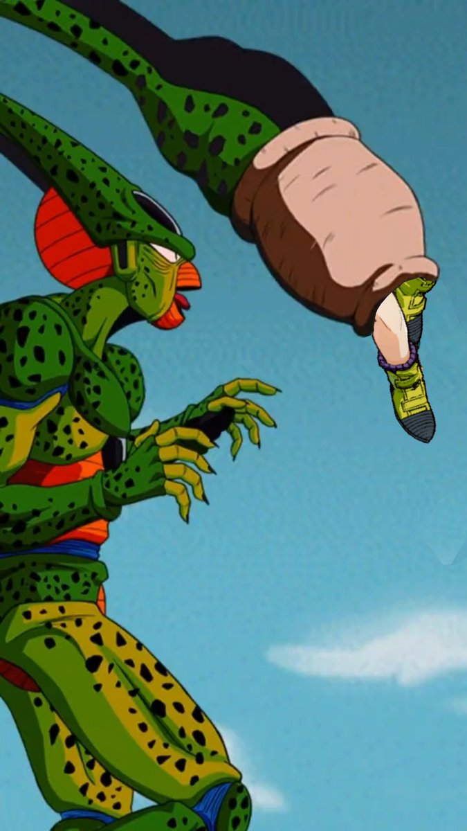 dfaso0's tweet photo. I know she's just a human but what do you think of Videl as Cell's prey? https://t.co/7nHbBvPexS