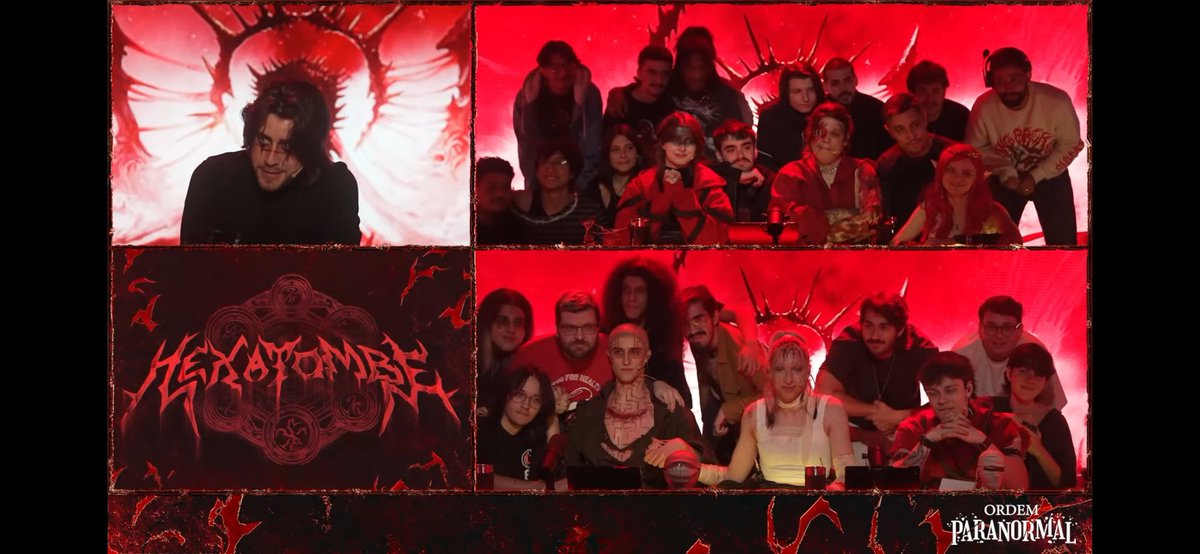 _mwller's tweet image. ter acompanhado ordem sair de um rpg entre 4 amigos e se tornar tudo isso, me deixa extremamente emocionado e feliz🫶🏻

#HEXATOMBE