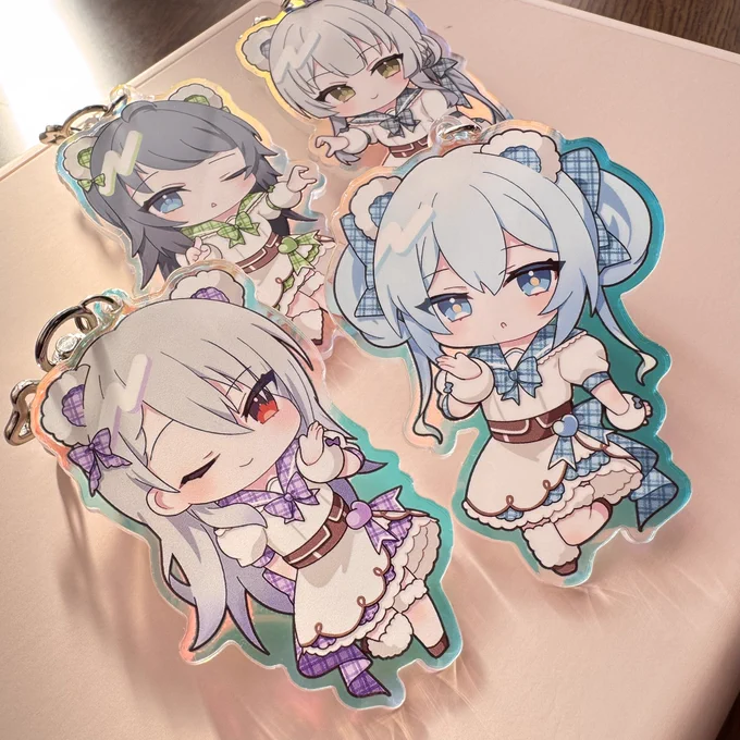 アクキー見本届いた!可愛い