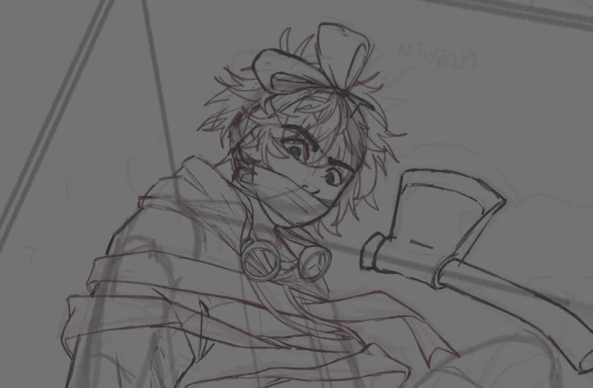 Oh, your gift didn't arrive? I'm sorry, it's my fault. pookie~~

"Due to unforeseen circumstances, the package will arrive at your home by the end of the month."
-- the creepypasta delivery service

#TicciToby #creepypasta #WIP