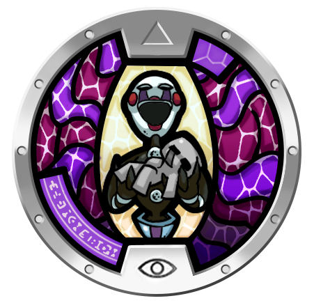 irrationalbunch's tweet image. about a month late to the party, but to celebrate fnaf movie 2 having come out i made a medal for the puppet!!
#妖怪ウォッチ