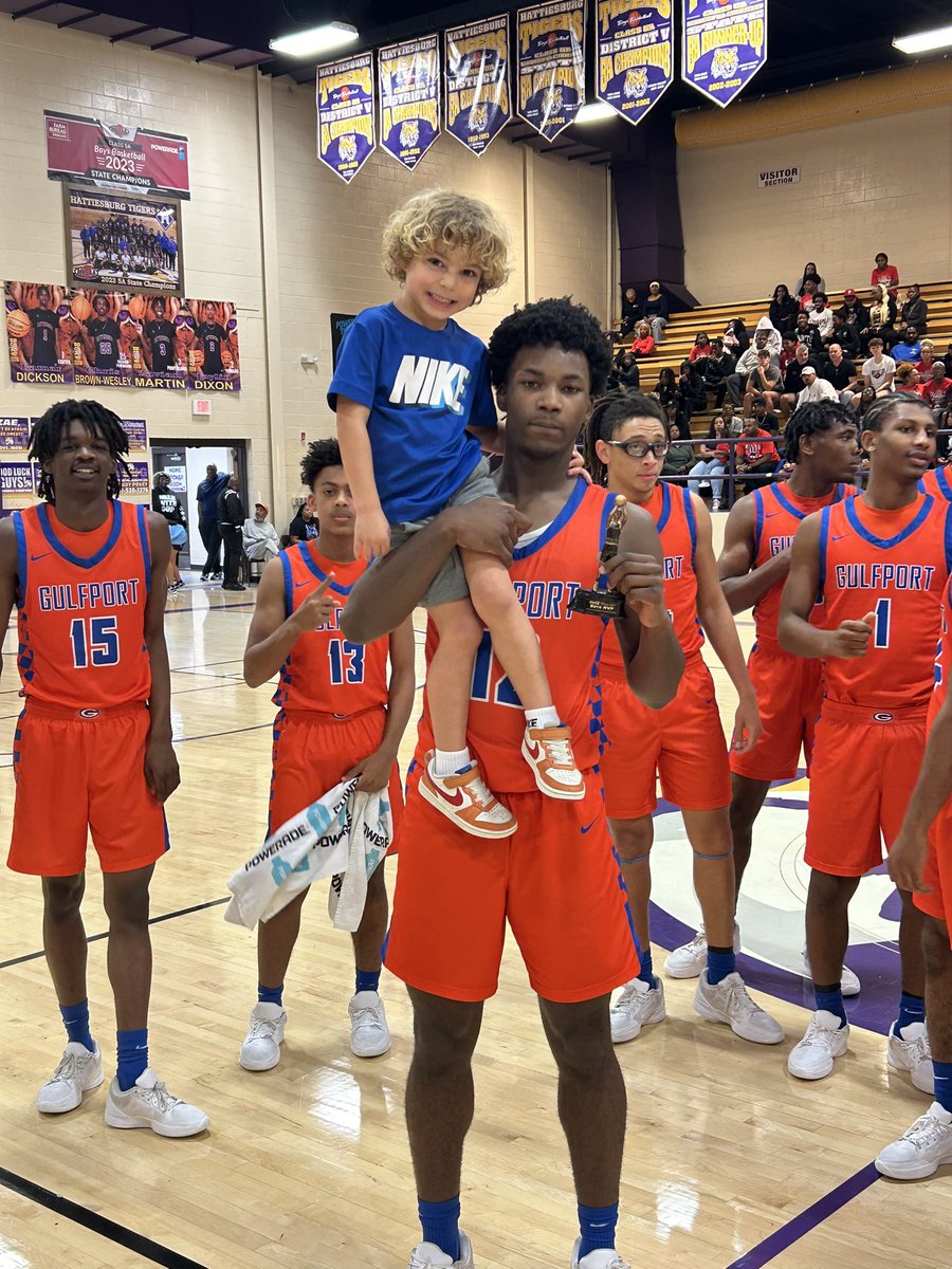 Congratulations to the #GoodGuys for winning the Hattiesburg Coca-Cola Classic!!! 
Travor Frost and Denzel Jackson earned All-Tournament Honors.
Morris Robertson Jr. received MVP Honors. 
#GCode 
#CollectTheHardware