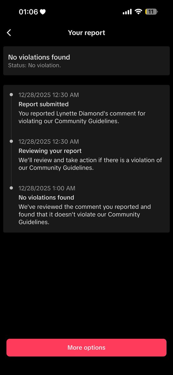 Hey! <a href="/tiktok_uk/">TikTok UK</a> this account went under every single one of my videos commenting, MULTIPLE TIMES, my deadname (that even isn’t legally my name anymore) and also commenting multiple transphobic comments. Might be time to review those community guidelines babes