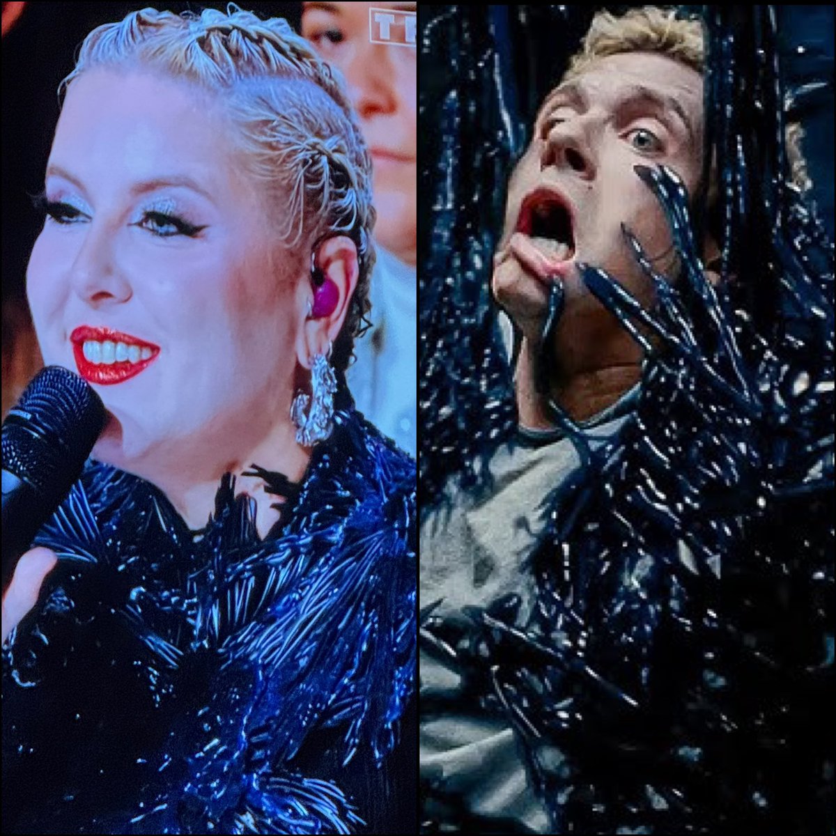 Il ne va pas falloir chauffer <a href="/MarleneSchaff/">Marlene Schaff</a>  ce soir 😅🫶#StarAcademy #venom