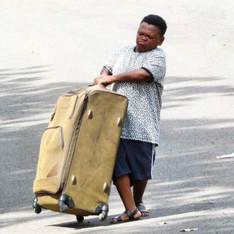 Me leaving the village immediately they tell me to wash utensils