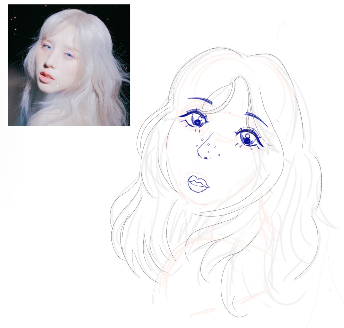 Chizudearest's tweet image. Virtual angel heejin artwork im working on!!!! ^v^
