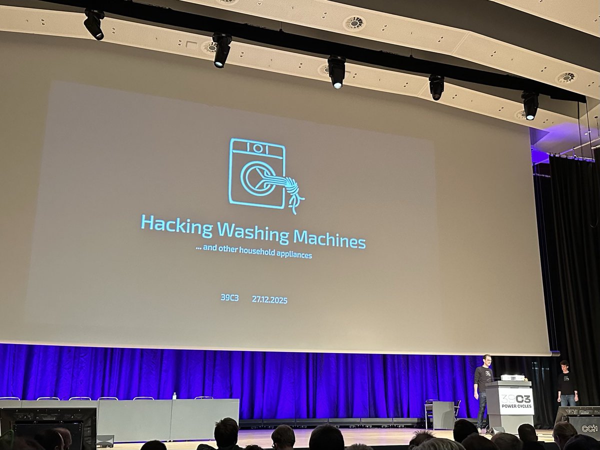 Hacking washing machines ...and other household appliances #39c3